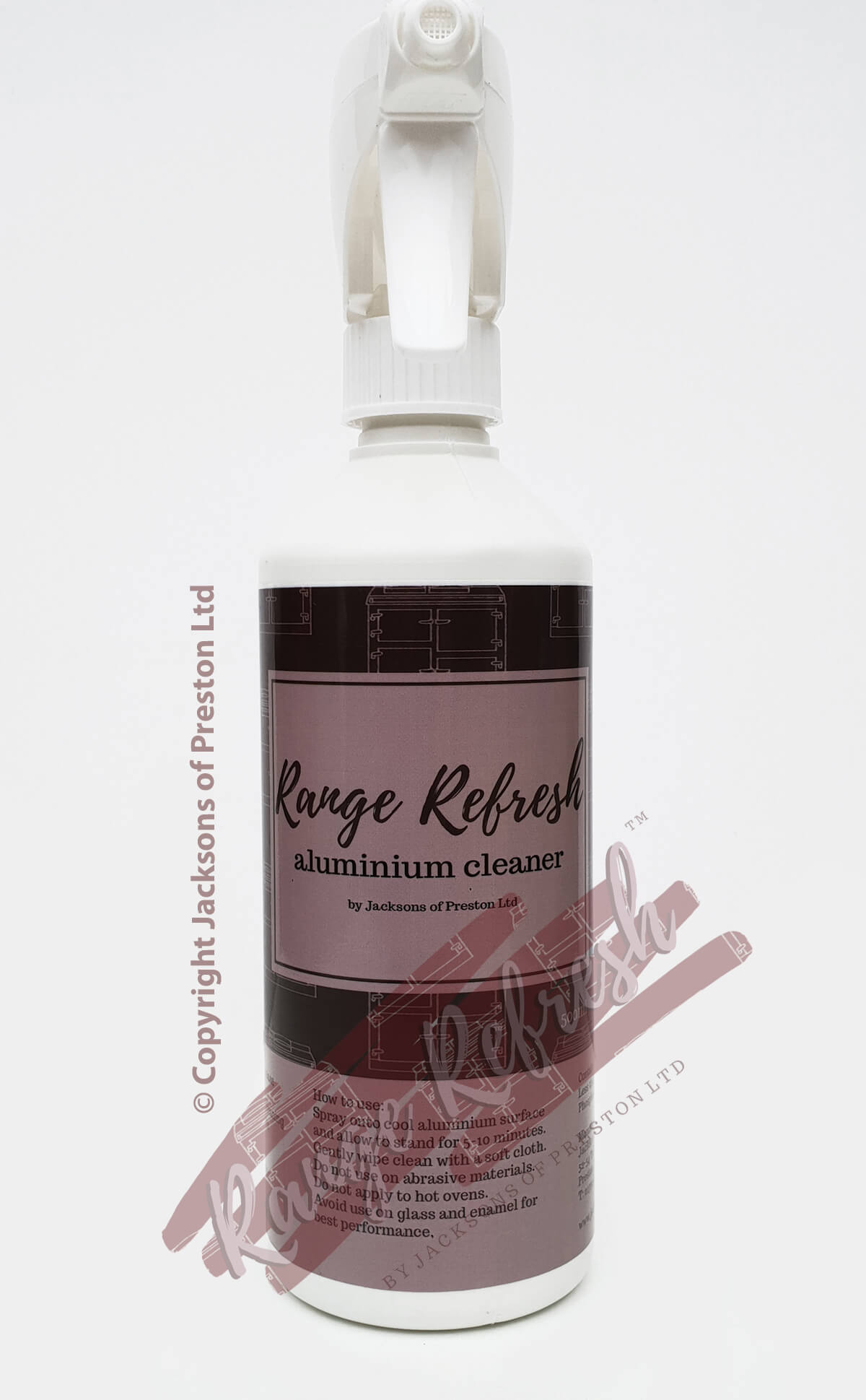 Aluminium Cleaner - Range Refresh by Jacksons of Preston Ltd